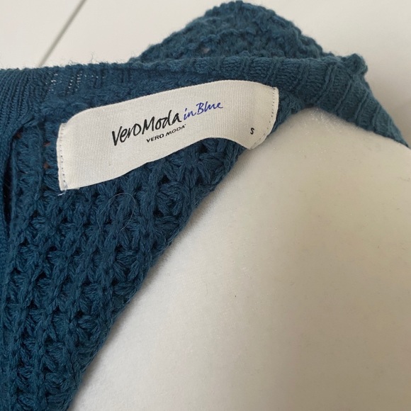 Vera Moda Back Zip Knit Dress-!Size S - Picture 3 of 6